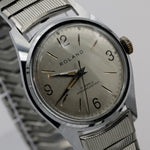 1960s Roland Men's 17Jwl Silver Watch w/ Bracelet - Great Condition