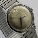 1960s Ruxton Men's Silver 17Jwl Swiss Made Watch w/ Silver Bracelet
