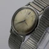 1960s Ruxton Men's Silver 17Jwl Swiss Made Watch w/ Silver Bracelet