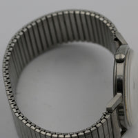 1960s Ruxton Men's Silver 17Jwl Swiss Made Watch w/ Silver Bracelet