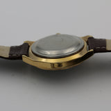1970s Stellaris Men's 17Jwl Automatic Calendar Gold Watch w/ Strap