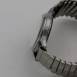 WWII Seeland Men's Swiss Made 17Jwl Military Dial Silver Watch w/ Bracelet