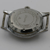 1940s Invicta / Seeland Men's Swiss Made 17Jwl Automatic Rotomatic Silver Watch w/ Strap