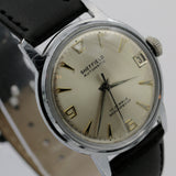 1970s Sheffield Men's Silver Automatic 17Jwl Swiss Made Calendar Watch w/ Strap