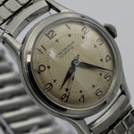 1960s Seth Thomas Men's Swiss Made 17Jwl Automatic Silver Watch w/ Bracelet