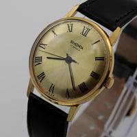 1960s Sekonda Men's Gold 17Jwl Made in USSR Watch w/ Strap