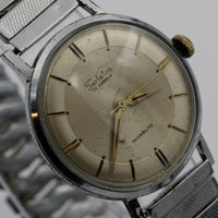 1960s Tarleton / Henri Sandoz & fils Men's Silver 17Jwl Watch w/ Bracelet