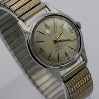 1960s Tilbury Men's Swiss Made 17Jwl Silver Watch w/ Bracelet