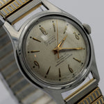 1960s Tilbury Men's Swiss Made 17Jwl Silver Watch w/ Bracelet