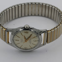 1960s Tilbury Men's Swiss Made 17Jwl Silver Watch w/ Bracelet