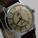 1960s Timestar Men's 17Jwl Silver Made in India Watch w/ Strap - Very Rare - NOS