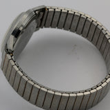 1940s Villereuse Men's Swiss Made 17Jwl Silver Watch w/ Silver Bracelet