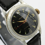 1940s Wolbrook / Clinton Men's Made in Germany Silver Watch w/ Strap