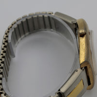 1970s Westclox Men's 17Jwl Gold Large Calendar Watch w/ Bracelet