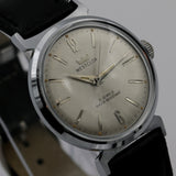 1970s Westclox Men's 21Jwl Silver Watch w/ Strap