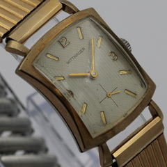 Wittnauer 10K Gold Swiss Made Mechanical Wrist Watch