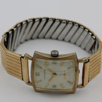 1940s Wittnauer Men's 10K Gold Swiss 17Jwl Fancy Lugs Watch w/ Original Box