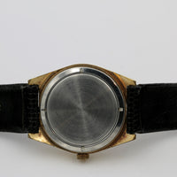 1950s Poljot Men's Gold 17Jwl Calendar Made in USSR Watch w/ Strap