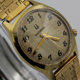 1974 Bulova Accutron 10K Gold Men's Sunburst Dial Watch w/ Original Bracelet