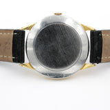1940s Movado Men's Swiss Made Gold Large Watch w/ Strap