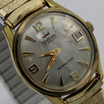 1960s Waltham Men's Gold 17Jwl Calendar Fully Signed Watch w/ Bracelet