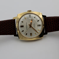 1974 Bulova / Caravelle Gold 17Jwl Swiss Made Calendar Watch w/ Strap