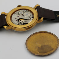 1930s Men's Gold Swiss Made 15Jwl Watch w/ Strap