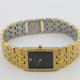 Wittnauer Men's Gold Swiss Made Diamond Ultra Thin Quartz Watch w/ Box