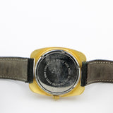 1970s Gruen Men's Made in France Gold 17Jwl Calendar Watch w/ Original Box