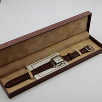Coach Legacy by Movado Swiss Made Quartz Silver Watch w/ Original Box