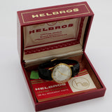 1970s Helbros Men's Gold Made in France 17Jwl Watch w/ Original Box