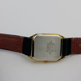 Seiko / Pulsar Men's Quartz Gold Calendar Roman Numerals Ultra Thin Watch