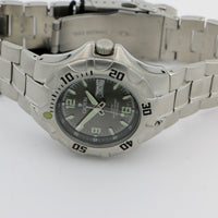 New Croton Men's Automatic 21Jwl Dual Calendar Silver Watch w/ Bracelet