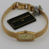 Hamilton Ladies Swiss Made Gold Quartz Watch w/ Original Box