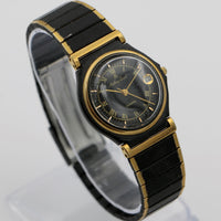 Mathey-Tissot Men's Swiss Made Gold Quartz Calendar Watch w/ Original Box