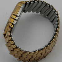 1930s Croton Men's Swiss Made 7Jwl Gold Engraved Bezel Watch w/ Bracelet