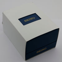 New Seiko Men's Chronograph Diver 100m Silver Bracelet Quartz Watch w/ Original Box