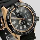 New Seiko Superior Men's Gold 23Jwl Automatic Diver 200m Watch w/ Original Box