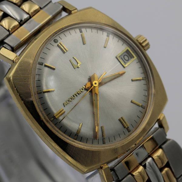 1967 Bulova Accutron 14K Gold Men's Calendar Watch w/ Bracelet