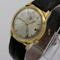 1972 Bulova Accutron 14K Gold Men's Calendar 2181 Watch w/ DeBeer Strap