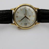 1972 Bulova Accutron 14K Gold Men's Calendar 2181 Watch w/ DeBeer Strap