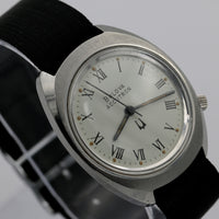 1973 Bulova Accutron Men's Roman Numerals Silver Watch w/ Strap