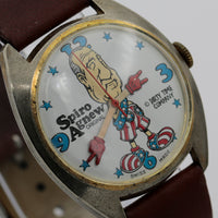 1970s Original Spiro Agnew Vice President Gold Watch by Dirty Time Company