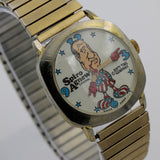 1970s Official Spiro Agnew Vice President Gold Watch by Dirty Time Company