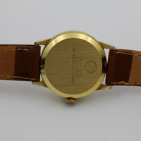 1960s Lafayette Men's Gold Swiss Made Golf Special Watch w/ Strap