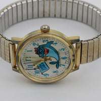 1971 "Sorry Charlie" StarKist Foods Men's Gold Swiss Made Special Edition Watch w/ Bracelet
