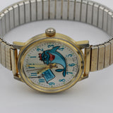 1971 "Sorry Charlie" StarKist Foods Men's Gold Swiss Made Special Edition Watch w/ Bracelet