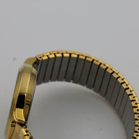 Collector's Men's Apollo 11 25th Anniversary Gold Unique Calendar Quartz Watch - Mint