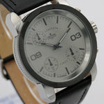 New Croton Men's Quartz Silver Large Chronograph Watch w/ Original Box