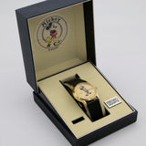 Seiko Mickey Mouse Magician Men's Calendar Gold Quartz Watch w/ Original Box